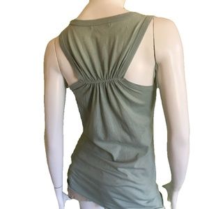 NWT! Velvet Graham Spencer Sage Long T Top Sz S